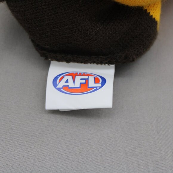 AFL Toque / Beanie - Hawthorn Hawks Wrap Graphic - Adult Stretch Fit - Picture 7 of 8